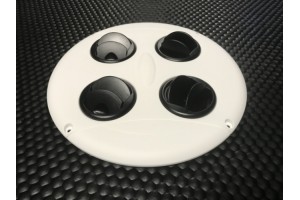 Slim Air sk&aelig;rm til hestetrailer til ventilator 12+24V (SIR02152002)