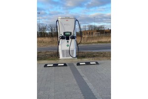 TDJ P-markering 90cm hvid refleks